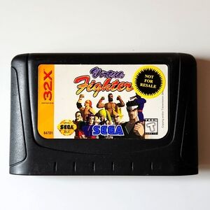 Original 1989 Sega Genesis 32X Game Virta Fighter